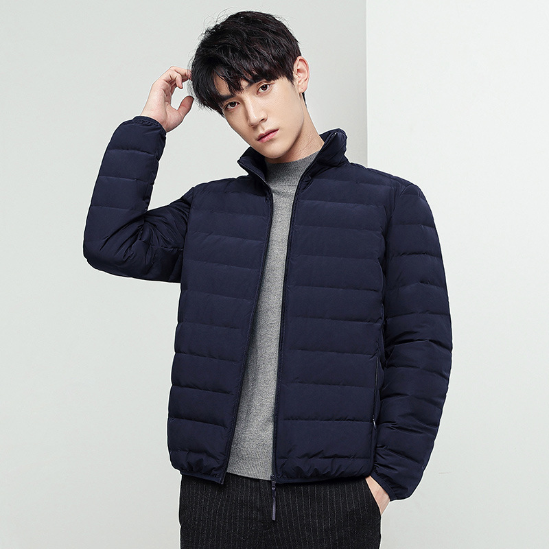 Korean fashion men's warm puffer jacket