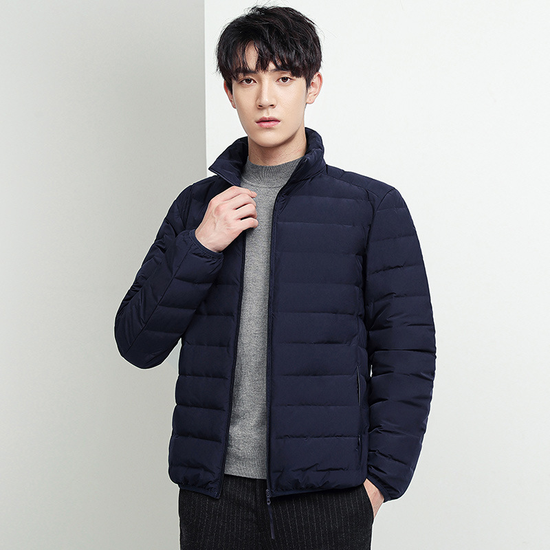 Korean fashion men's warm puffer jacket