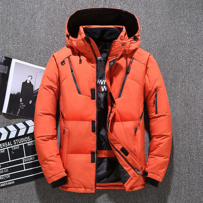 Outdoor sports slim hooded fashion puffer jacket