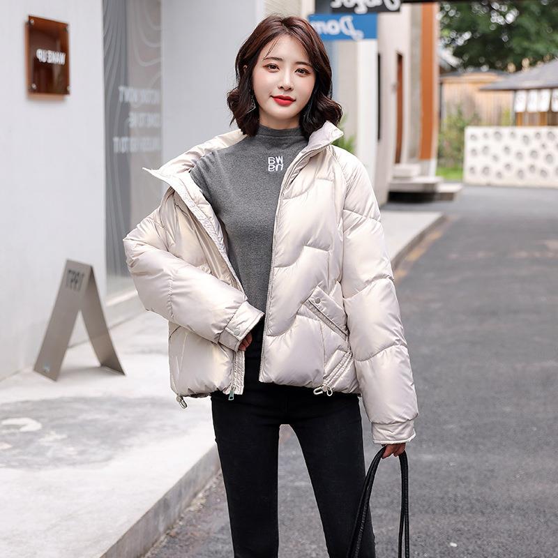 Shiny winter new Korean puffer jackets