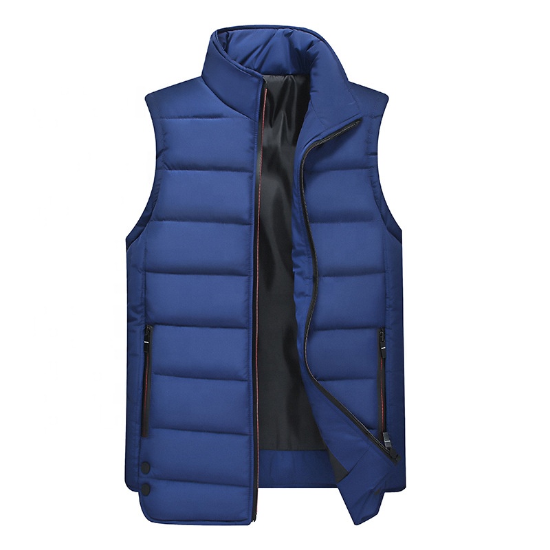 Uniform work puffer vest with custom logo