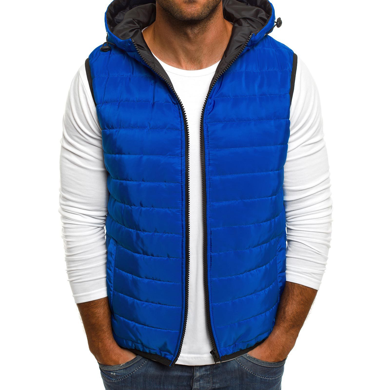 Wholesale custom sleeveless men puffer vests