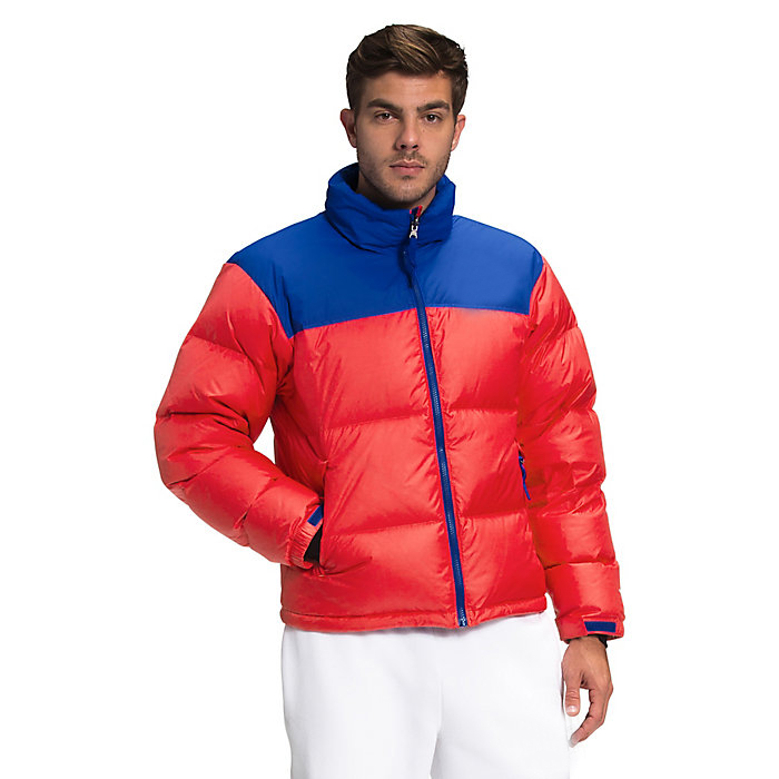 Shiny puffer jacket men winter faux